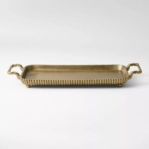 Brass Footed Tray with Handles - Threshold Studio McGee - Target 2025